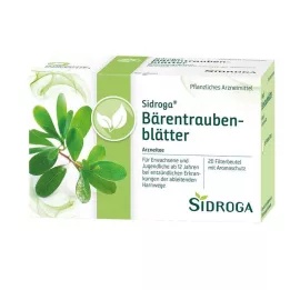 SIDROGA Medveszőlő leveles teafilter tasakok, 20X2,0 g