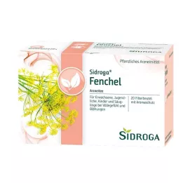 SIDROGA Édeskömény teafilter tasakok, 20X2,0 g