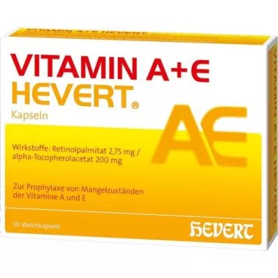 A + E vitamin, 50 db A + E vitamin, 50 db