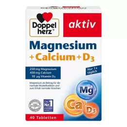 DOPPELHERZ Magnézium+Kalcium+D3 tabletta, 40 db