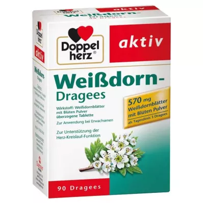 DOPPELHERZ Hawthorn Dragees, 90 db DOPPELHERZ Hawthorn Dragees, 90 db