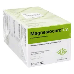 MAGNESIOCARD i.v. Injekciós oldat, 50X10 ml