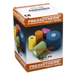 PRESSOTHERM Összetartó kötszer 8 cmx4 m piros, 1 db
