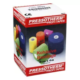 PRESSOTHERM Összetartó kötszer 8 cmx4 m kék, 1 db