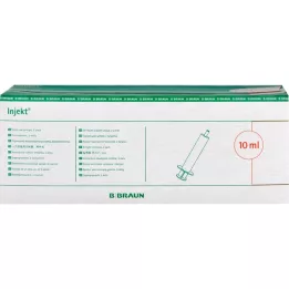 INJEKT Solo fecskendő 10 ml Luer excenter PVC-fr., 100X10 ml
