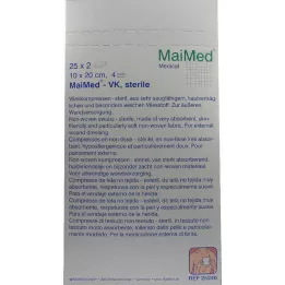 VLIESKOMPRESSEN 10x20 cm steril, 25X2 db