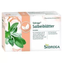 SIDROGA Zsályalevél teafilter tasakok, 20X1,5 g