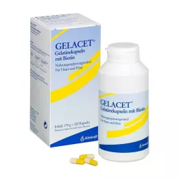 GELACET Zselatin kapszula biotinnal, 320 db