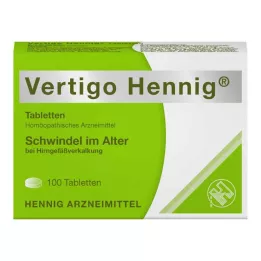 VERTIGO HENNIG Tabletta, 100 db