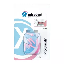 MIRADENT Interd.Pic-Brush cserekefe xx-fine pink, 6 db