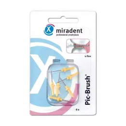 MIRADENT Interd.Pic-Brush cserekefe x-fine sárga, 6 db