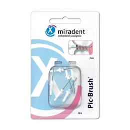 MIRADENT Interd.Pic-Brush cserekefe finom fehér, 6 db