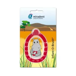 MIRADENT Gyermek fogkefe Infant-O-Brush piros, 1 db
