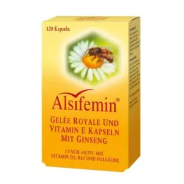ALSIFEMIN Méhpempő+Vit.E ginzeng kapszulával, 120 db