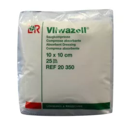 VLIWAZELL Nedvszívó borogatás nem steril 10x10 cm, 25 db