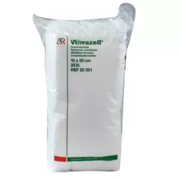 VLIWAZELL Nedvszívó borogatás nem steril 10x20 cm, 25 db