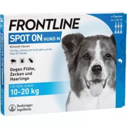 Frontline Helyszín kutyán m 134 mg, 6 db