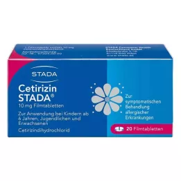 CETIRIZIN STADA 10 mg-os filmtabletta, 20 db