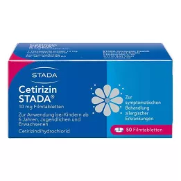 CETIRIZIN STADA 10 mg-os filmtabletta, 50 db