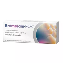BROMELAIN POS gyomornedv-ellenálló tabletta, 30 db