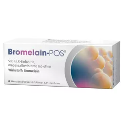 BROMELAIN POS gyomornedv-ellenálló tabletta, 60 db
