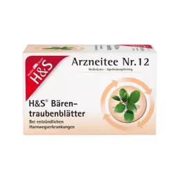 H&amp;S Bearberry teafilter tasakok, 20X2,7 g