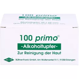 PRIMO Alkoholos törlőkendők, 100 db