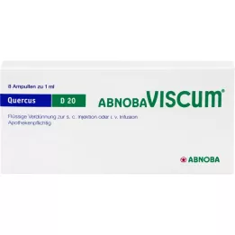 ABNOBAVISCUM Quercus D 20 ampulla, 8 db