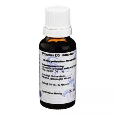 PROPOLIS D 3 hígítás, 20 ml PROPOLIS D 3 hígítás, 20 ml