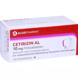 CETIRIZIN AL 10 mg film -bevonatú tabletta, 100 db