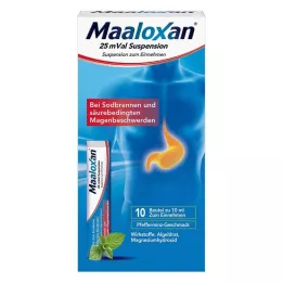 MAALOXAN 25 mVal szuszpenzió, 10X10 ml