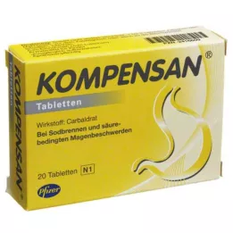 KOMPENSAN Tabletta 340 mg, 20 db