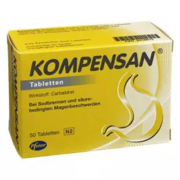 KOMPENSAN Tabletta 340 mg, 50 db