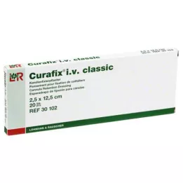 CURAFIX i.v. klasszikus vakolat 2,5x12,5 cm, 20 db