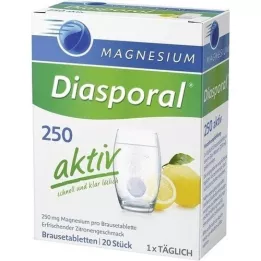 MAGNESIUM DIASPORAL 250 aktív pezsgő tabletta, 20 db