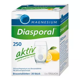 MAGNESIUM DIASPORAL 250 db aktív pezsgőtabletta, 20 db