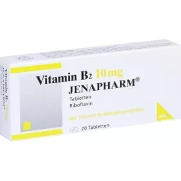 VITAMIN B2 10 mg Jenapharm tabletták, 20 db