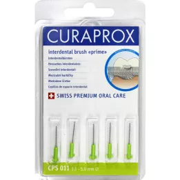 Curaprox CPS 011 Interdental Brush Prime Lindengreen, 5 db