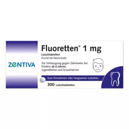 FLUORETTEN 1,0 mg-os tabletta, 300 db