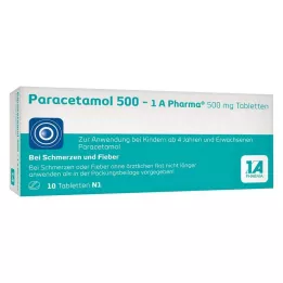 PARACETAMOL 500-1A Pharma tabletta, 10 db
