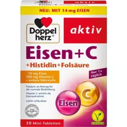 DOPPELHERZ EISEN+VIT.C+L-HISTIDIN tabletták, 30 db