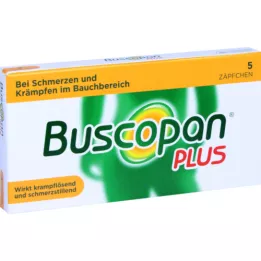 BUSCOPAN plusz 10 mg/800 mg kúpok, 5 db