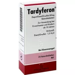 TARDYFERON Retard tabletták, 20 db