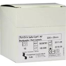 AMBIX Széf Portpunkt.Kan.22 Gx25 mm ívelt, 10 db