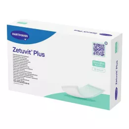 ZETUVIT Plus extra -strong szívó compr.steril 10x20 cm, 10 db