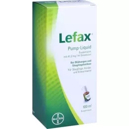 LEFAX szivattyú folyadék, 100 ml