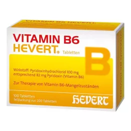 VITAMIN B6 HEVERT Tabletta, 200 db