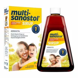 MULTI SANOSTOL Sirup hozzáadott cukor nélkül, 260 g