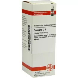 Damiana D 4 hígítás, 20 ml