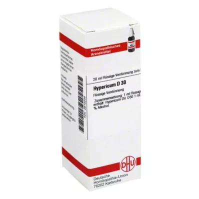 HYPERICUM D 30 Hígítás, 20 ml HYPERICUM D 30 Hígítás, 20 ml